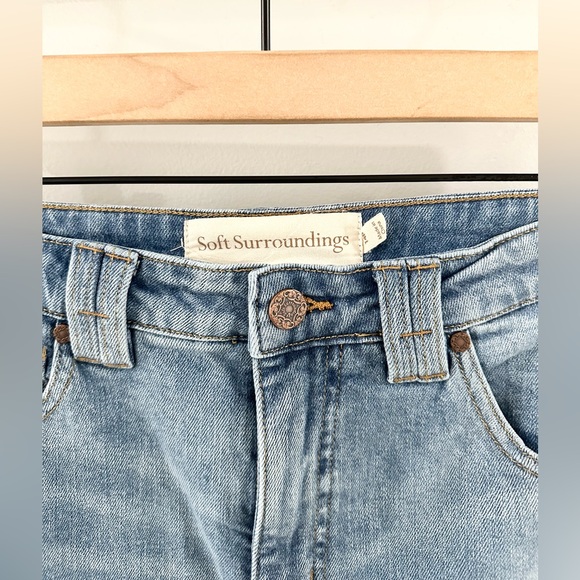 Soft Surroundings Ultimate Wide Leg Jeans Size 14 Petite - Picture 5 of 6